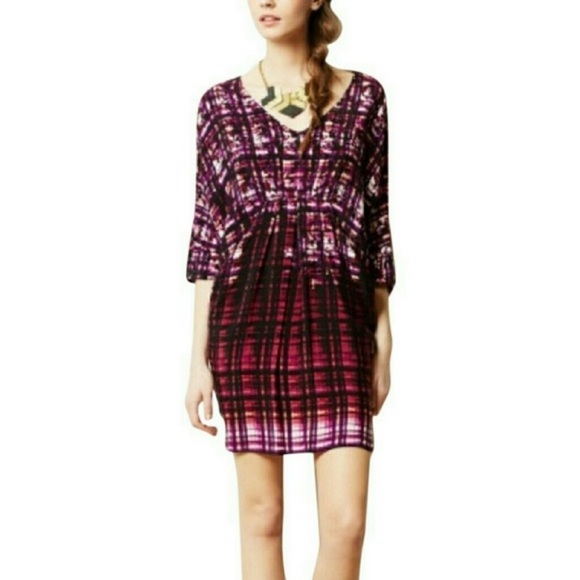 Anthropologie Dresses & Skirts - Maeve Tunic Dress Motif Petal Palette Dress Purple
